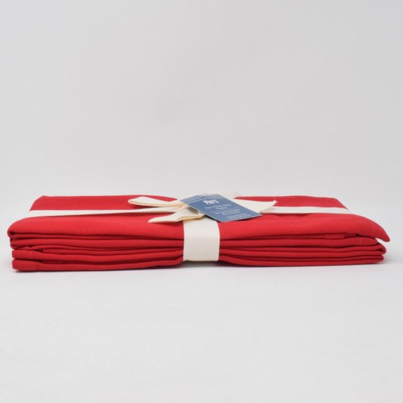 Pier 1 Classic Buffet Napkins Red Set of 4  New Special Occasion Holiday Love - Picture 5 of 13